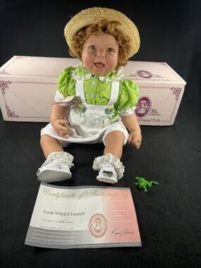 "Look What I Found" Lee Middleton Doll 2000 Signed REVA SCHICK Artist #1329/2500